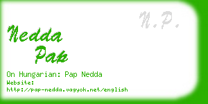 nedda pap business card